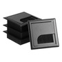Cubierta Para Agujero De Cable Negro 4 Piezas Organizador Es Negro