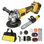 Esmeriladora Inalámbrica Angular 10000 Rpm Amoladora Amarill