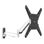 Soporte De Pared Para Tv De 26 A 55 Pulgadas Articulado Ajus Plateado