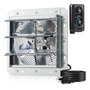 Ventilador De Escape De Pared 10 Pulgadas 65w Velocidad Vari Color