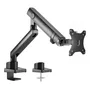 Soporte De Escritorio Aluminio Ajustable Hasta 40 Pulgadas N Negro