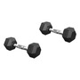 Mancuernas Hexagonales De 3 Lb Antideslizantes Para Tonifica Negro