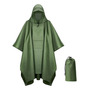 Poncho De Lluvia Impermeable 3 En 1 Para Senderismo Adultos Color Talla