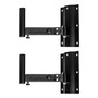 Soportes De Pared Ajustables Para Altavoces De 20 A 38 Cm Negro