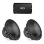 Amplificador 1000w Clase D Y 2 Subwoofers 12 Pulgadas 750w