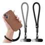 Correa Ajustable Para Celular 2 Piezas Rotación 360 Negro Gr