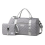 Mochila Pañalera Impermeable Multifuncional Gran Capacidad Gris