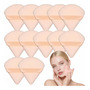 Set De 12 Esponjas Triangulares De Maquillaje Suave Color Nu