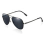 Lentes De Sol Aviador Hombre Polarizados Uv400 Gris Oscuro