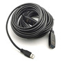 Cable Extensión Activo Usb 3.0 15 Metros 5 Gbps Macho A Hemb Color