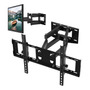 Soporte Pared Tv 32-75 Pulgadas Inclinable Y Giratorio 45kg Negro