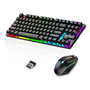 Teclado Y Mouse Inalámbricos Rgb Recargables Para Pc Smart T Color Del Teclado Color Del Mouse