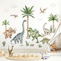 Calcomanías De Pared De Dinosaurios Grandes Para Niños 164x8 Multi