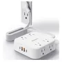 Regleta Multicontacto 8 Enchufes 4 Usb Carga Múltiple 3 M Color