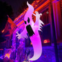 Fantasma Inflable Halloween 180 Cm Con Led Decoración Interi