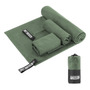 Toallas Microfibra Secado Rápido 3 Pzas Verde Militar Gimnas Verde Militar Nombre Del Diseño