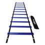 Escalera De Agilidad Ajustable 12 Peldaños 4,5 Metros Azul J. 12 Peldaños Azul