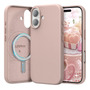 Funda Piel Sintética Rosa Para iPhone 17 Compatible Con Mags Arena Rosa Nombre Del Diseño