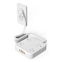 Regleta Multicontacto 8 En 1 4 Salidas Ca 4 Usb 1.5m Blanca Color