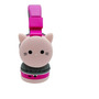 Audífonos Bluetooth Rosa Gato Fm Mp3 Para Niños Circumaurale Rosa