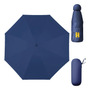 Paraguas Plegable Uv Resistente Al Viento Para Lluvia Y Sol Azul Tibetano Diseño De La Tela