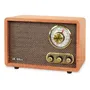 Radio Bluetooth Vintage Madera Am Fm Estéreo Retro 24 Cm Madera
