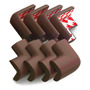 Protectores De Esquinas Para Muebles Adhesivos Marrón Seguri Marrón