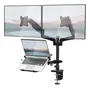 Soporte Doble Para Monitor Y Laptop Hasta 32 Pulgadas Negro Negro