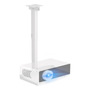 Soporte De Techo Ajustable Para Proyector Y Cámara 10 Kg Blanco