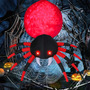 Araña Inflable Halloween 240 Cm Con Luces Led Impermeable Ro