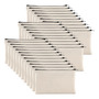 Estuche De Lona Blanco 32 Bolsas Multiusos Para Almacenamien