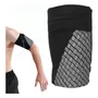Brazalete Deportivo Liviano Para Teléfono Negro Antideslizan Negro Geométrico