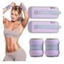 Pesas De Tobillo Ajustables 1 Kg Para Ejercicio Fitness Mora Morado×0.5kg