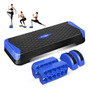 Stepper Aeróbico Multifuncional Altura Ajustable 10 Cm 300 K B. Azul Oscuro