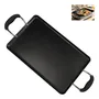 Plancha Doble Quemador Antiadherente Rectangular 62x29cm