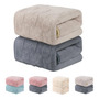 Toallas De Baño Vellón Coral Ultra Suaves 70x140cm Gris Marr