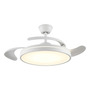 Ventilador De Techo Con Luz Led 107 Cm Control Remoto 6 Velo