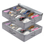 Organizador De Zapatos Bajo Cama Plegable Antipolvo 2 Pcs
