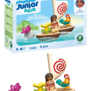 Catamarán Flotante Playmobil Junior Vaiana Con Flores Y Vela