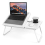 Mesa Plegable 2 En 1 Inclinable Para Cama Escritorio Portáti