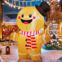 Hombre De Jengibre Inflable 190 Cm Led Impermeable Navidad P