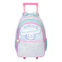 Mochila Rodante 2 En 1 Cinnamoroll 25 Litros Para Niñas Azul