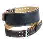 Cinturón De Piel Acolchado 10 Cm Para Levantamiento Pesado Negro Talla