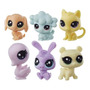 Figuras Miniatura De Mascotas Set 6 Unidades 38 Mm Multicolo