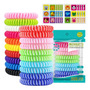Pulseras Y Parches Repelentes De Mosquitos 350 Horas 20 Piez Color