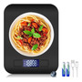 Báscula De Cocina Digital 10kg Precisión 1g Función Tara Lcd Negro 0 G