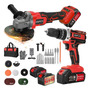 Kit Herramientas Eléctricas Inalámbricas 5 Piezas Litio Ion
