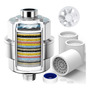 Filtro De Regadera 20 Etapas Para Agua Dura Set 3 Cartuchos