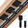 Organizador De Cables Adhesivo 100 Piezas Clips Autoadhesivo Negro