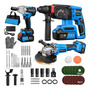 Kit Herramientas Eléctricas Inalámbricas 5 Piezas Con Baterí